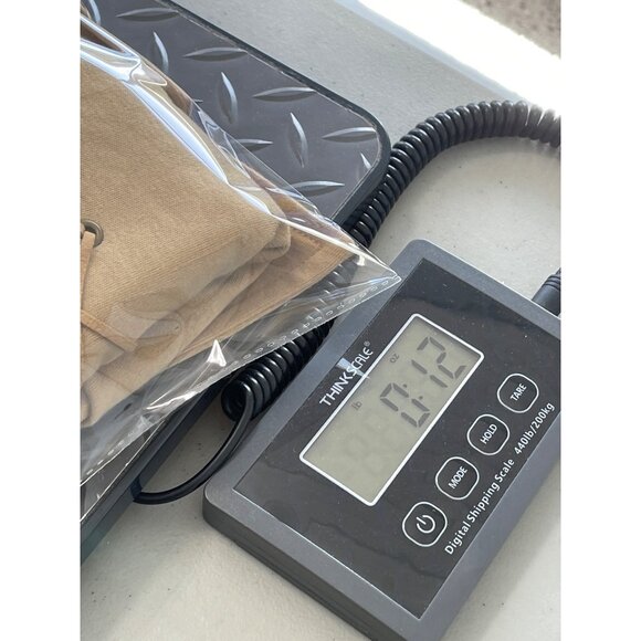 Vintage 90s Rafael Button Front Shirt Size Large Long Sleeve Taupe Tan NEW - Picture 8 of 8